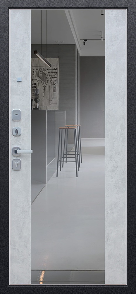металлические двери входная металлическая дверь platinum 50 с зеркалом